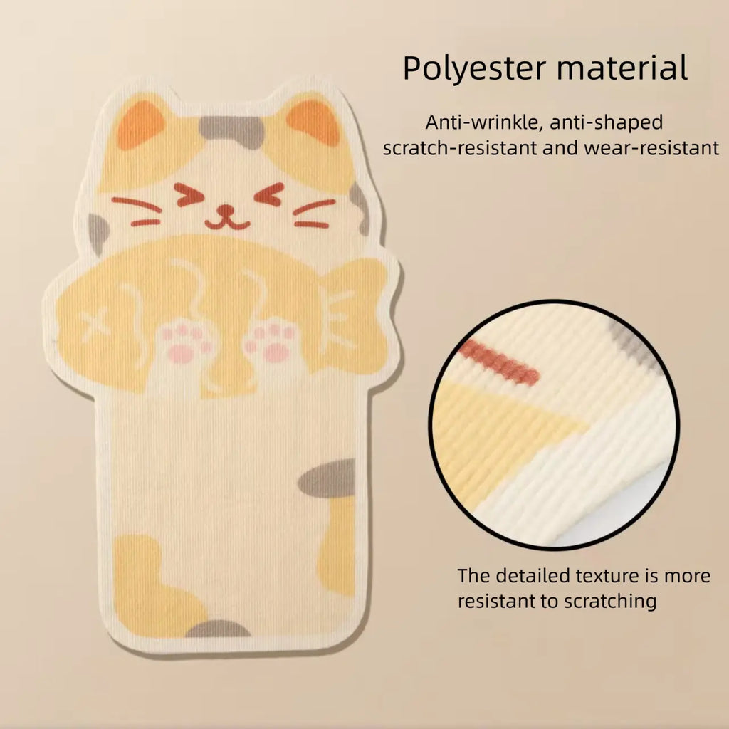 【Buy 1, Get Free Toy Mouse!】Wall Mounted Cat Scratching Board Thickened Durable Wear Resistant Protects Furniture from Cat Scratching Suitable for Walls Sofas Cabinets Doors Glass Personalized Cat Tree Tower Cat Toy Mouse Pet Supplies Scratcher Tiktokshop