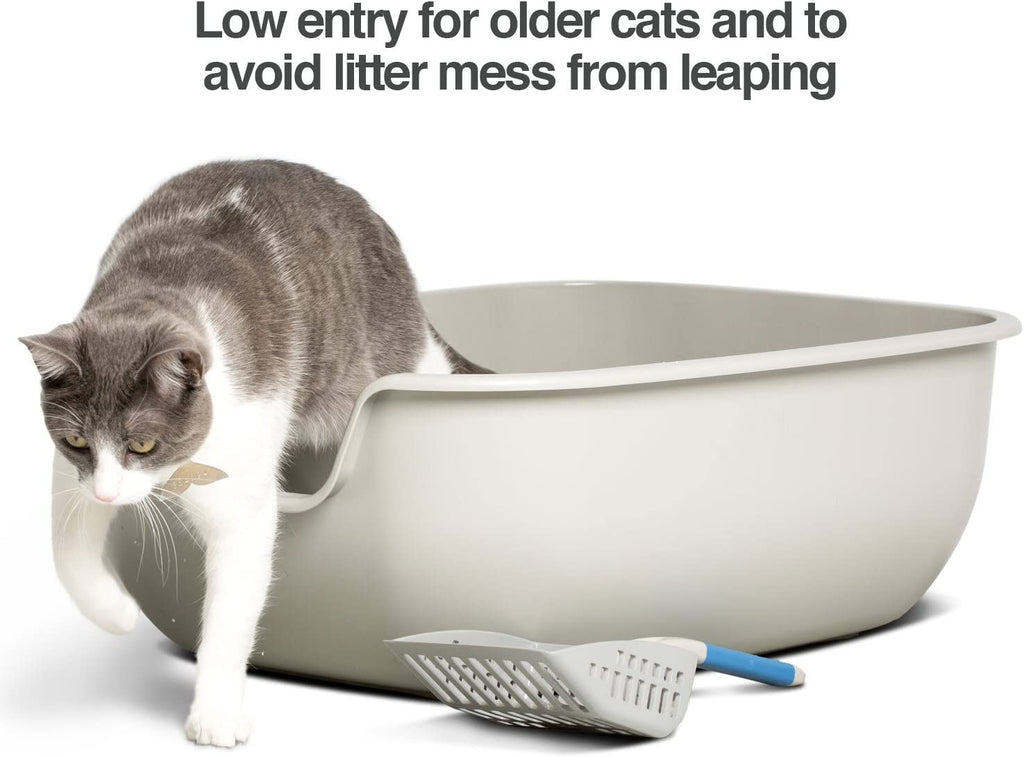 Bac à litière XXL anti-adhésif pour chat – visuel 4