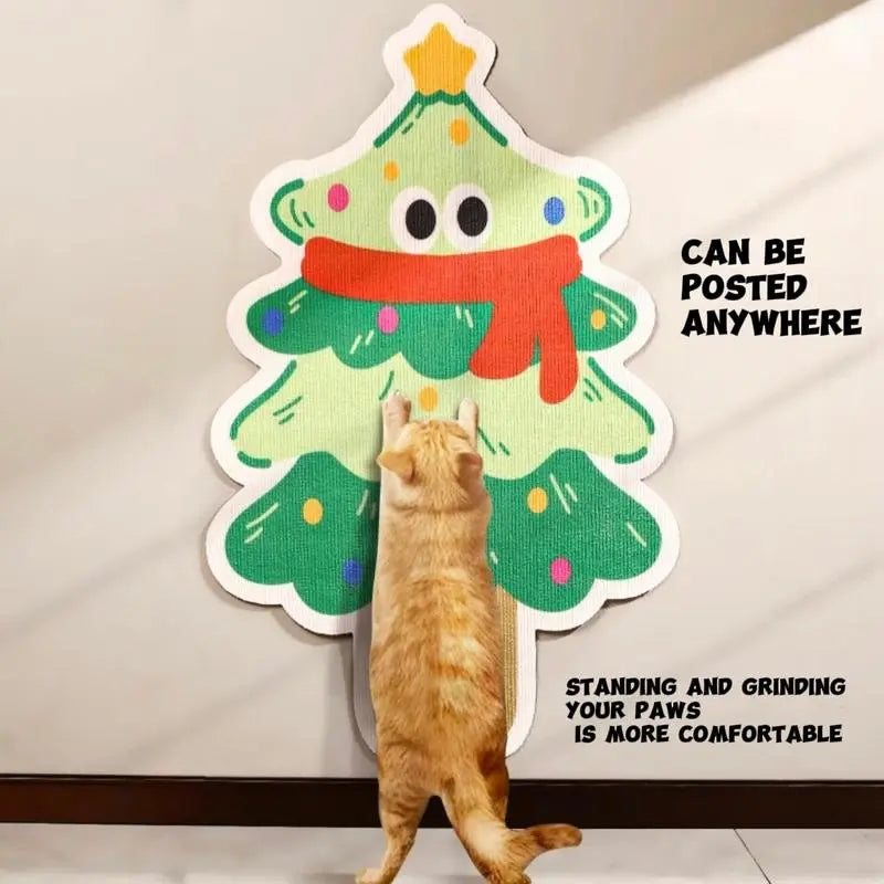 【Buy 1, Get Free Toy Mouse!】Wall Mounted Cat Scratching Board Thickened Durable Wear Resistant Protects Furniture from Cat Scratching Suitable for Walls Sofas Cabinets Doors Glass Personalized Cat Tree Tower Cat Toy Mouse Pet Supplies Scratcher Tiktokshop