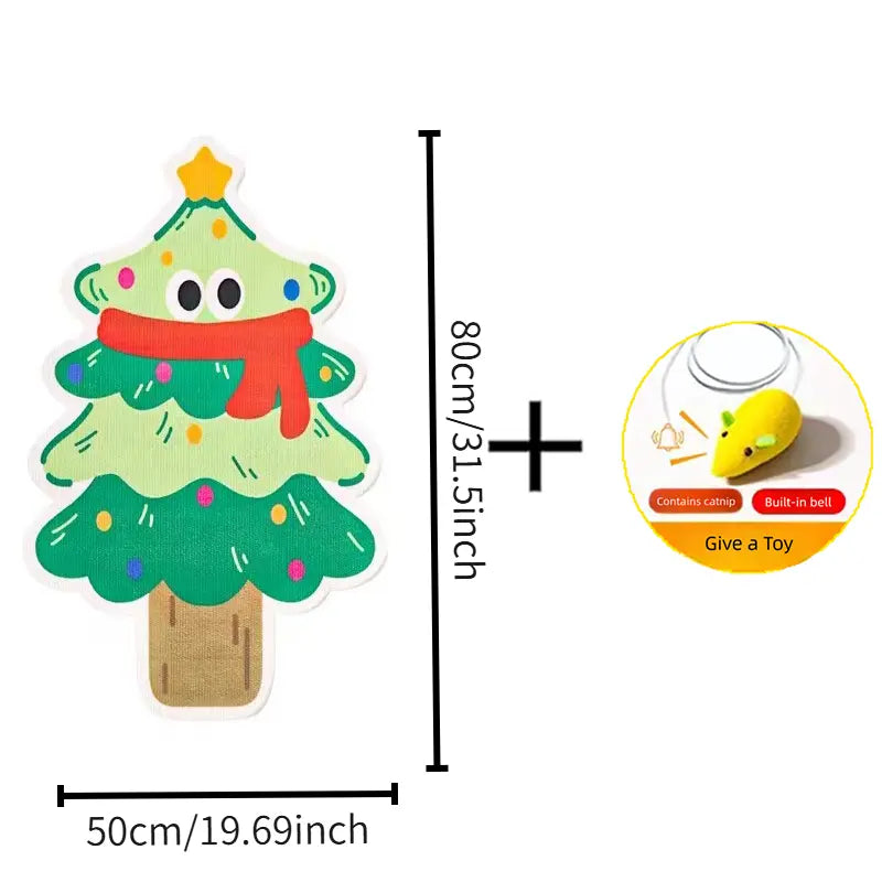 【Buy 1, Get Free Toy Mouse!】Wall Mounted Cat Scratching Board Thickened Durable Wear Resistant Protects Furniture from Cat Scratching Suitable for Walls Sofas Cabinets Doors Glass Personalized Cat Tree Tower Cat Toy Mouse Pet Supplies Scratcher Tiktokshop