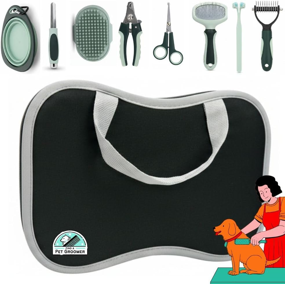 Kit de toilettage 8 en 1 pour chien et chat